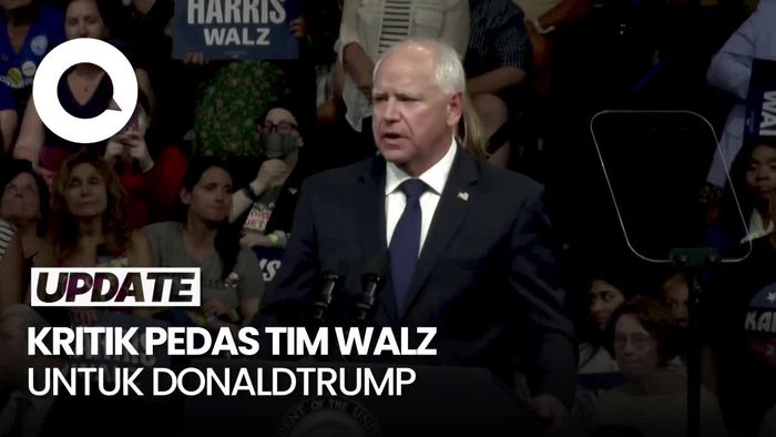 Tim Walz: Kejahatan Meningkat di Bawah Donald Trump