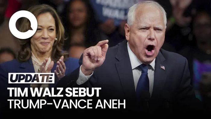 Olok-olok Tim Walz untuk Trump-Vance: Aneh dan Menyeramkan 