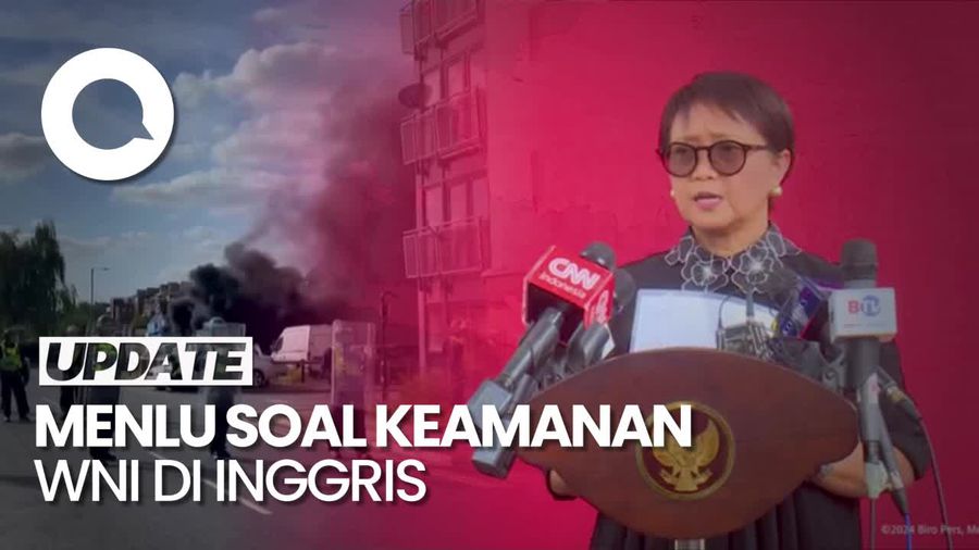 Kerusuhan Pecah di Inggris, Menlu Retno Pastikan WNI Aman