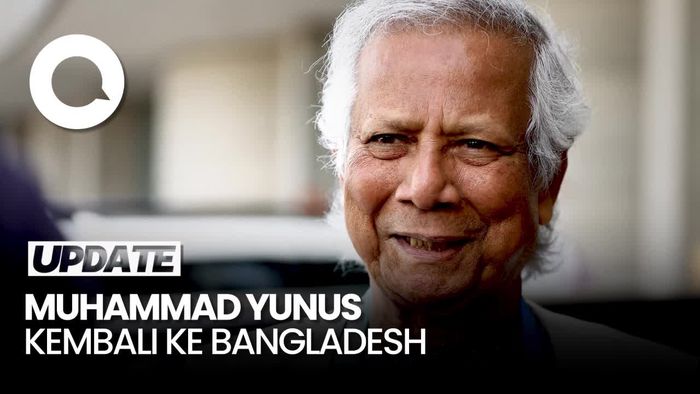 Kembalinya Muhammad Yunus ke Bangladesh Seusai Jadi PM Sementara 