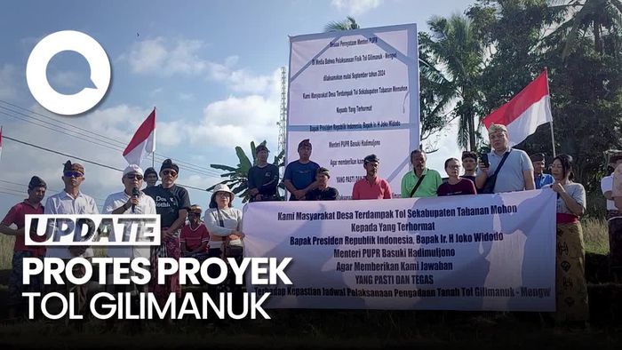 Warga Antosari Protes Tol Gilimanuk-Mengwi Tak Kunjung Terealisasi