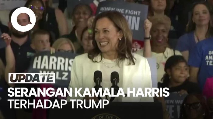 Kala Kamala Harris Ungkit Kasus Pelecehan Seksual-Penipuan Donald Trump