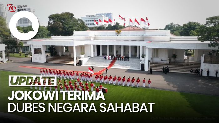 Momen Jokowi Terima Surat Kepercayaan 10 Dubes Negara Sahabat