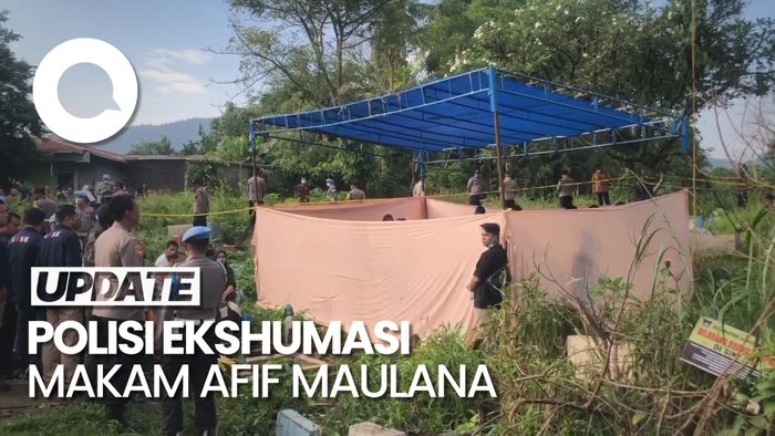 Polisi Ekshumasi Makam Afif Maulana, Disaksikan LBH-Komnas HAM