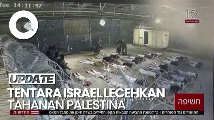 Rekaman CCTV Dugaan Tentara Israel Siksa-Lecehkan Tahanan Palestina