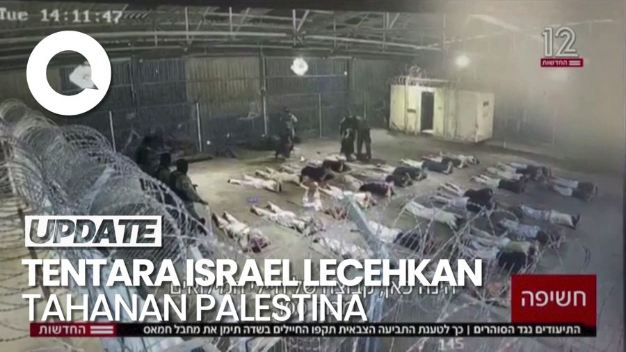 Rekaman CCTV Dugaan Tentara Israel Siksa-Lecehkan Tahanan Palestina