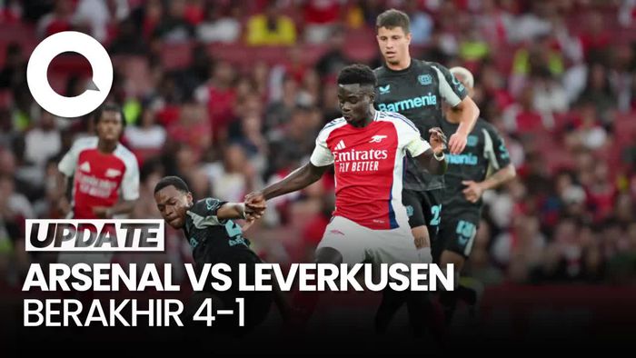 Leverkusen Babak Belur Dihajar Arsenal 4-1 di Laga Pramusim