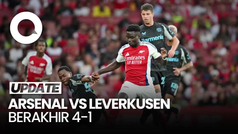 Leverkusen Babak Belur Dihajar Arsenal 4-1 di Laga Pramusim