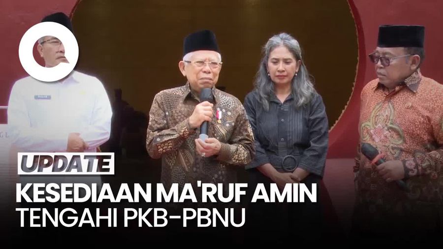 Ada Syarat dari Maruf Amin soal Permintaan Tengahi Konflik PKB-PBNU