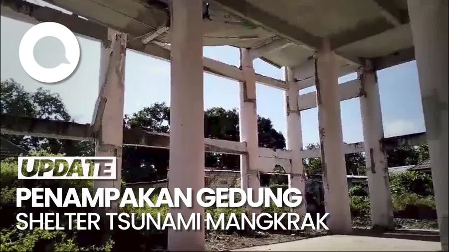 Penampakan Gedung Shelter Tsunami di NTB yang Mangkrak dan Diperiksa KPK