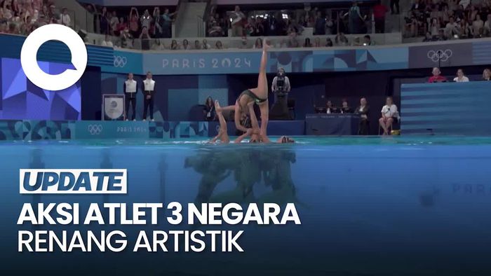 Melihat Keindahan Tarian Cabor Renang Artistik di Olimpiade Paris