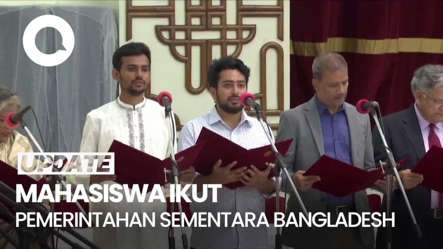 13 Mahasiswa Ikut Bagian Pemerintahan Sementara Bangladesh