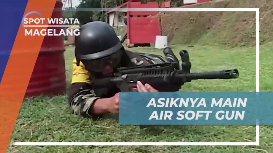Seru-seruan Berperang Dengan Airsoft Gun di Magelang