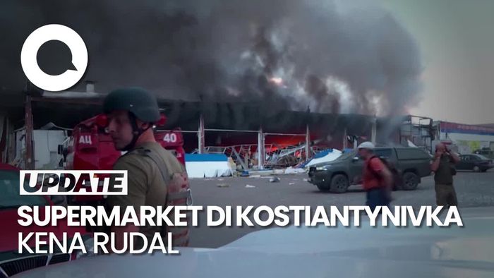 Rudal Rusia Hantam Supermarket di Ukraina, 10 Orang Tewas