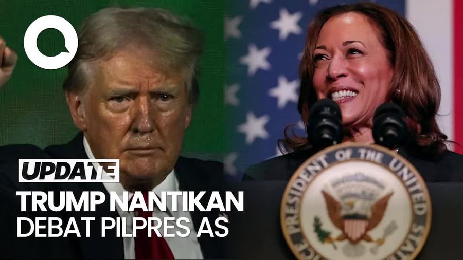 Bahas Agenda Debat Pilpres, Trump Sebut Kamala Harris Hampir Tak Kompeten
