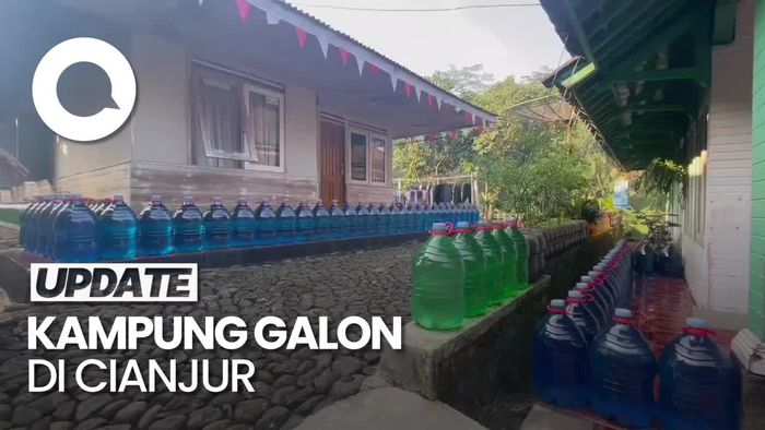 Viral Kampung Galon Estetik di Cianjur