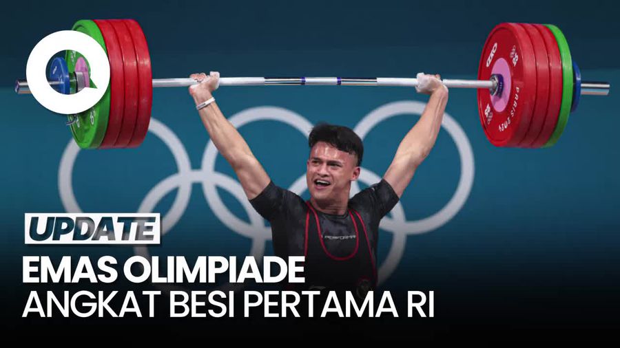 Berkat Rizki Juniansyah, RI Akhirnya Punya Emas Olimpiade Angkat Besi