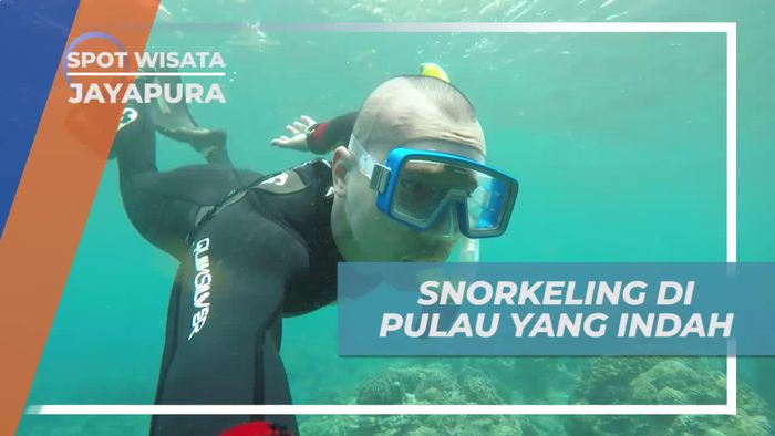 Snorkeling Asik Menikmati Keindahan Bawah Laut Pulau Kelapa Jayapura