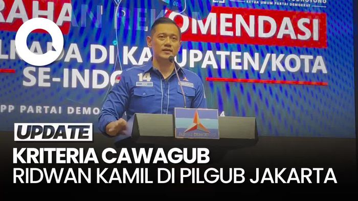 Kriteria Cawagub yang Diincar AHY untuk Dampingi RK di Pilgub Jakarta