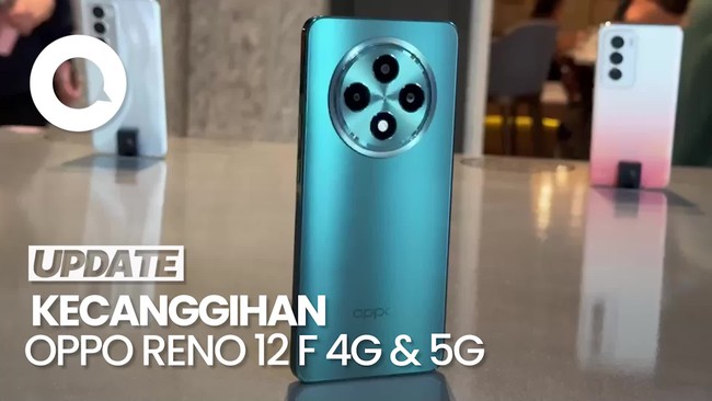 Spesifikasi dan Harga Oppo Reno 12 F 4G & 5G di Indonesia