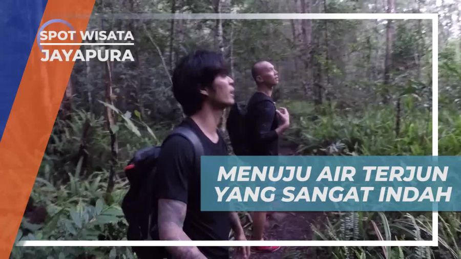 Perjalanan Menuju Air Terjun Kampung Harapan di Sentani Jayapura