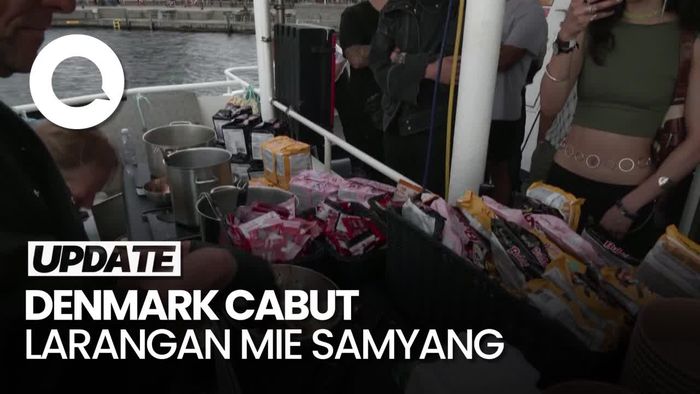 Warga Denmark Rayakan Kembalinya Mie Samyang