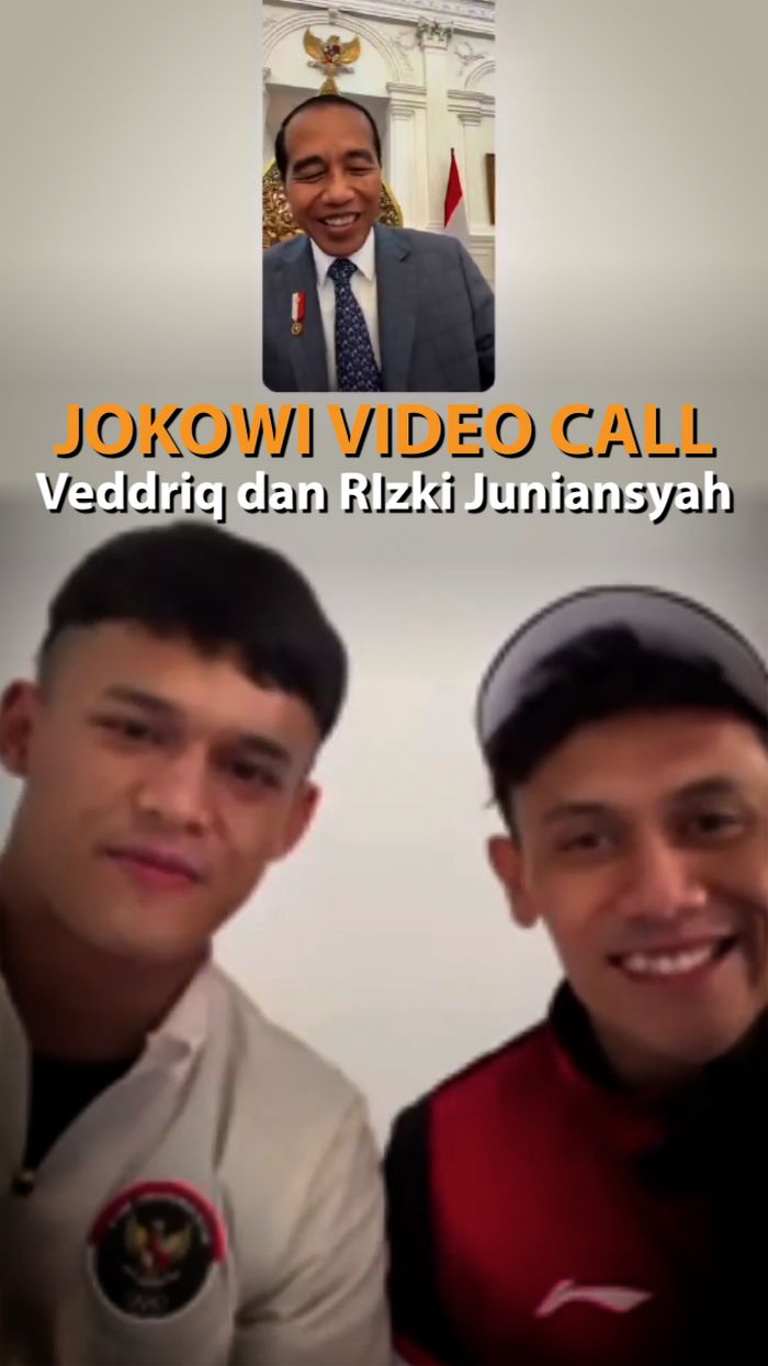 Jokowi Video Call Veddriq dan RIzki Juniansyah: Saya Bangga, Saya Senang