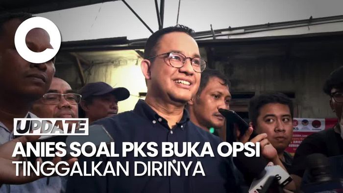 Kata Anies soal PKS Buka Opsi Gabung KIM di Pilgub Jakarta