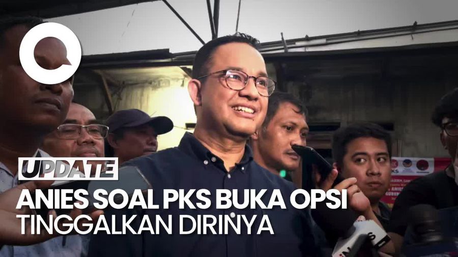 Kata Anies soal PKS Buka Opsi Gabung KIM di Pilgub Jakarta