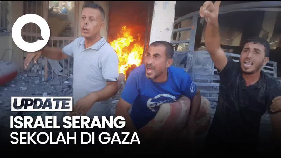 Israel Bombardir 2 Sekolah di Gaza, 15 Anak-anak Tewas