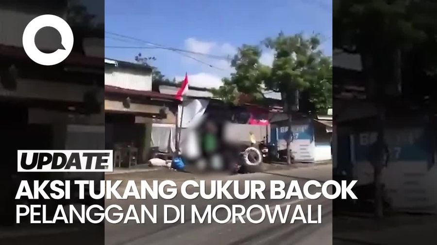 Heboh Tukang Cukur di Morowali Bacok Pelanggan, Diduga Gegara Komplain
