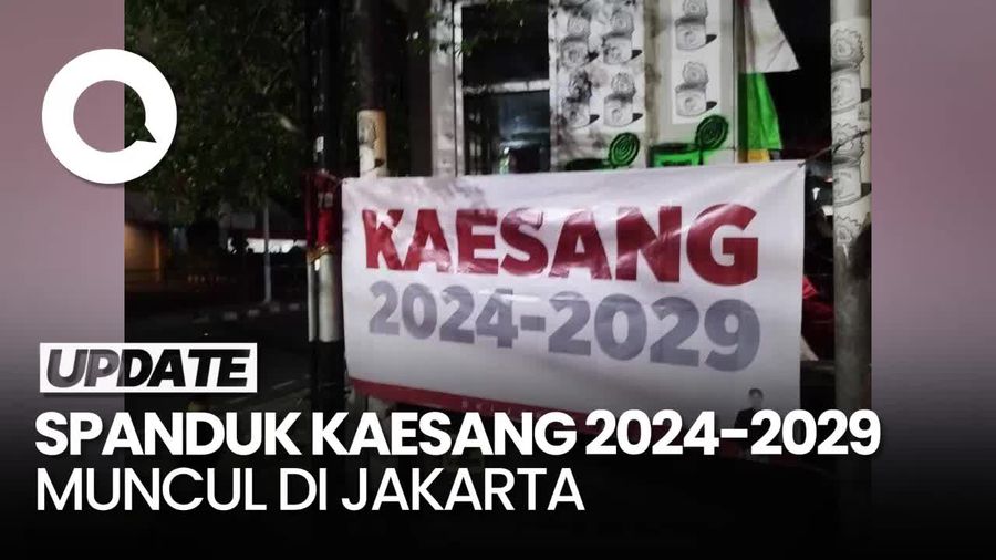 Muncul Spanduk Kaesang 2024-2029 di Jakarta, Didorong Jadi Cawagub RK?