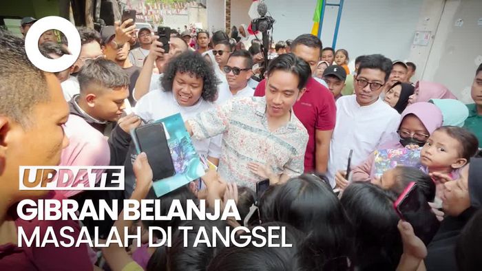 Blusukan ke Tangsel, Gibran Dicurhati Masalah KIS-BPJS Lansia