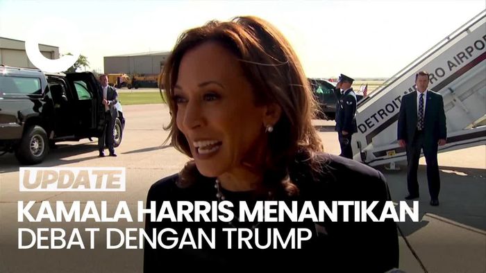 Kamala Harris soal Debat Pilpres 10 September: Saya Harap Trump Muncul