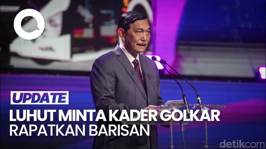 Reaksi Keterkejutan Luhut Dengar Isu Munaslub Golkar