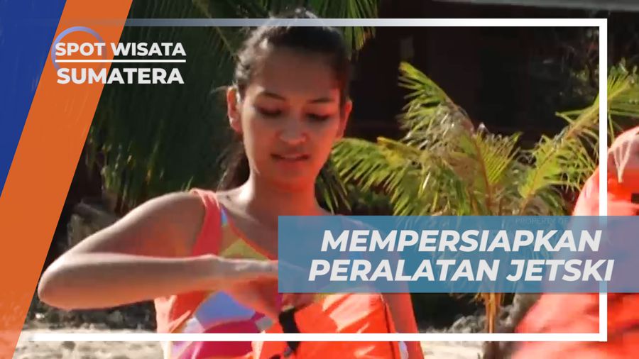 Persiapan Sebelum Seru-seruan Bermain Jetski di Pulau Sikuai, Padang