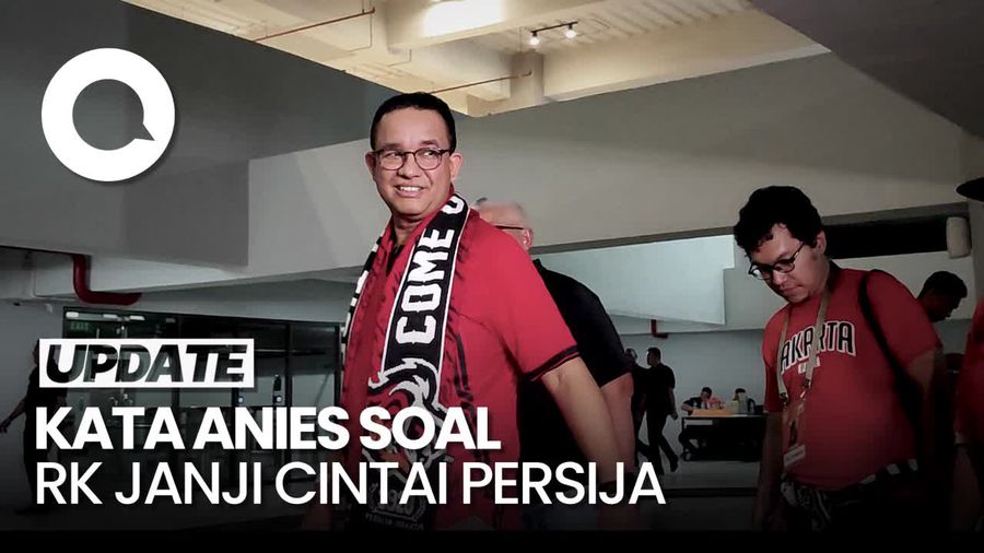 RK Mau Cintai Persija dan Seisi Jakarta, Anies: Saya Sudah dari Dulu