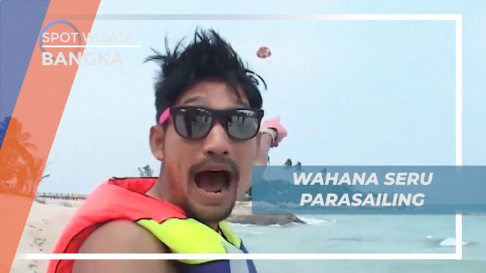 Menikmati Keseruan Melihat Pemandangan Alam Pantai dari Udara, Bangka