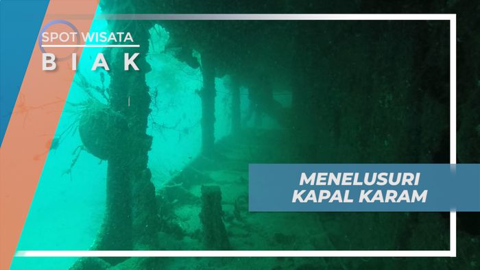 Mengeksplor Keindahan Bangkai Kapal Karam di Kepulauan Padaido, Biak