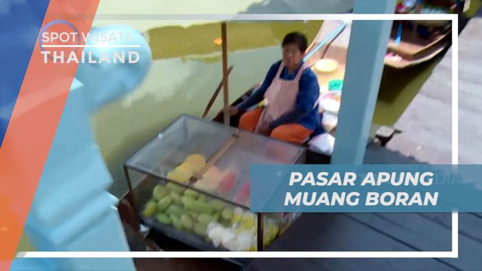 Berburu Jajanan Tradisional di Pasar Apung Muang Boran, Thailand