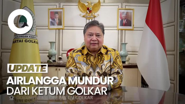 Airlangga: Bismillah, Saya Mundur Sebagai Ketum Partai Golkar