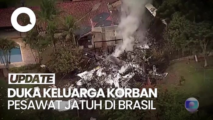 Pilu Keluarga Korban Kecelakaan Pesawat Brasil Tak Bisa Akses Data Manifest