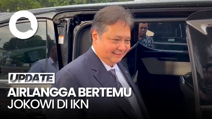 Airlangga Berangkat ke IKN, Dinner dengan Jokowi-Rapat Kabinet