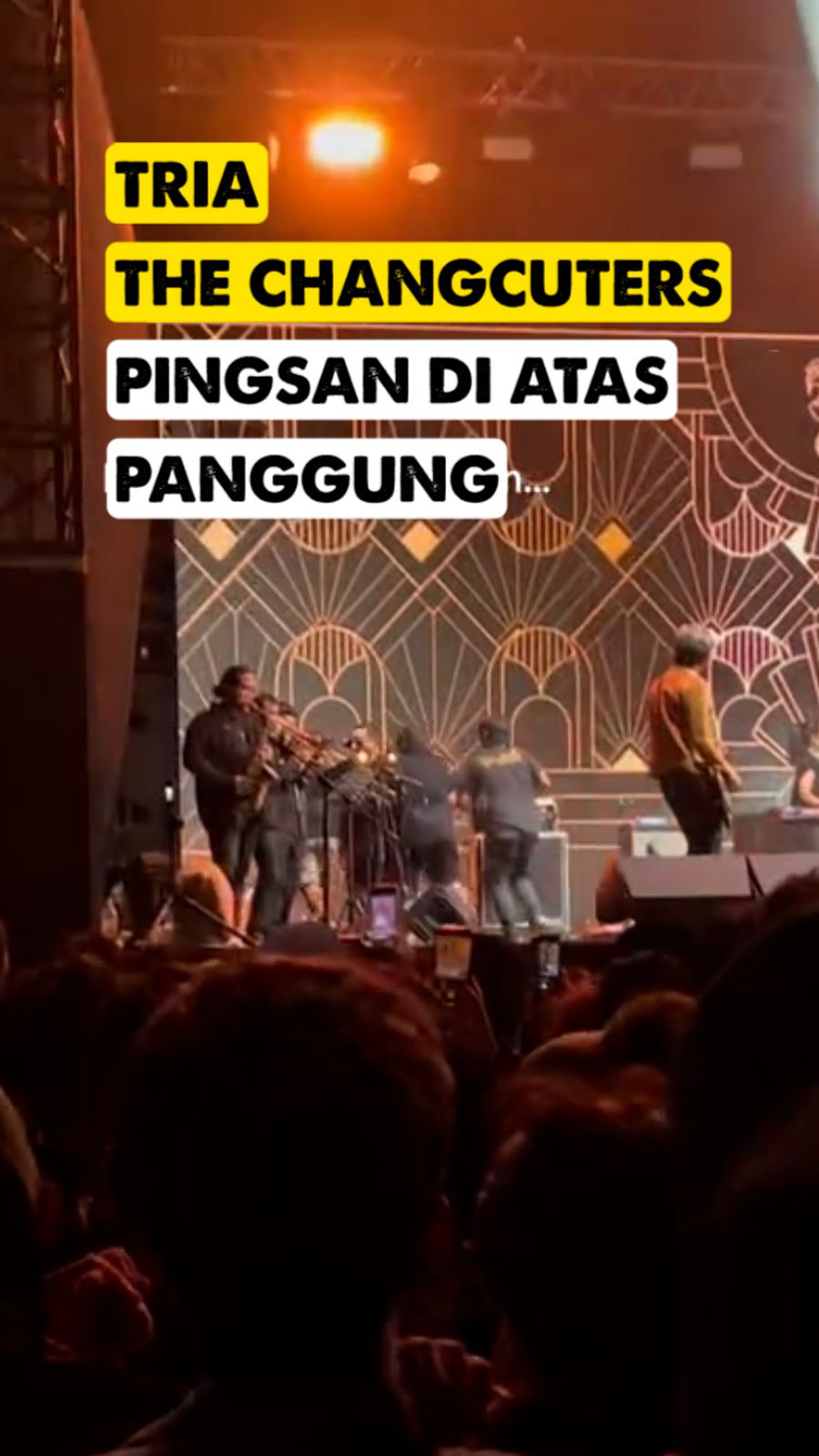 Detik-detik Tria The Changcuters Pingsan di Panggung The Sound Project
