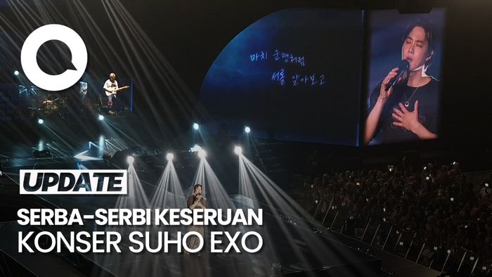 Keseruan Konser SUHO, Mulai Bawakan Lagu Medley EXO - Made In You