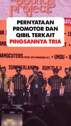Promotor dan Qibil Minta Maaf Terkait Pingsannya Tria The Changcuters