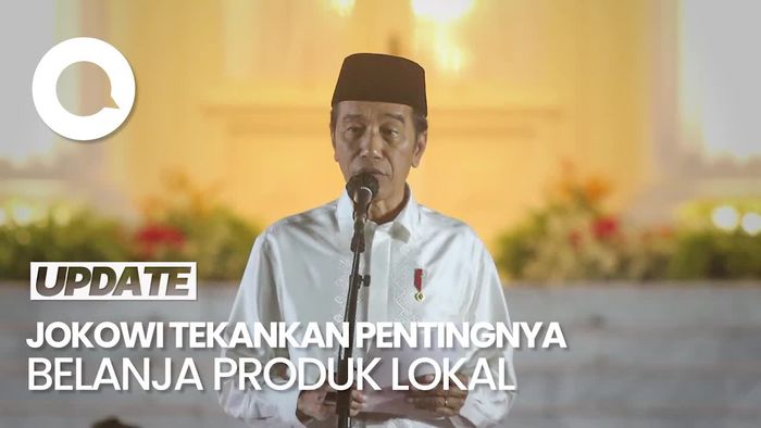 Jokowi Ingatkan Pentingnya Belanja Produk Lokal Imbas Penurunan PMI 