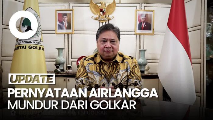 Pernyataan Lengkap Airlangga Hartarto Mundur dari Ketum Partai Golkar
