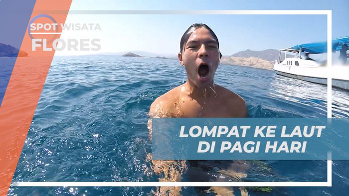 Menyambut Pagi dengan Seru-seruan Melompat ke Laut, Flores