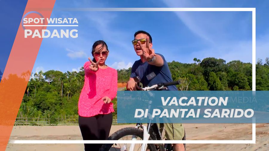 Mengisi Liburan Dengan Olahraga Pagi di Pantai Sarido, Padang